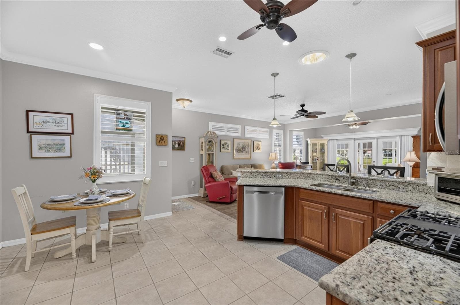 Eat-In Kitchen/Dinette area - 1229 HUNTINGTON GREENS DR #12, SUN CITY CENTER