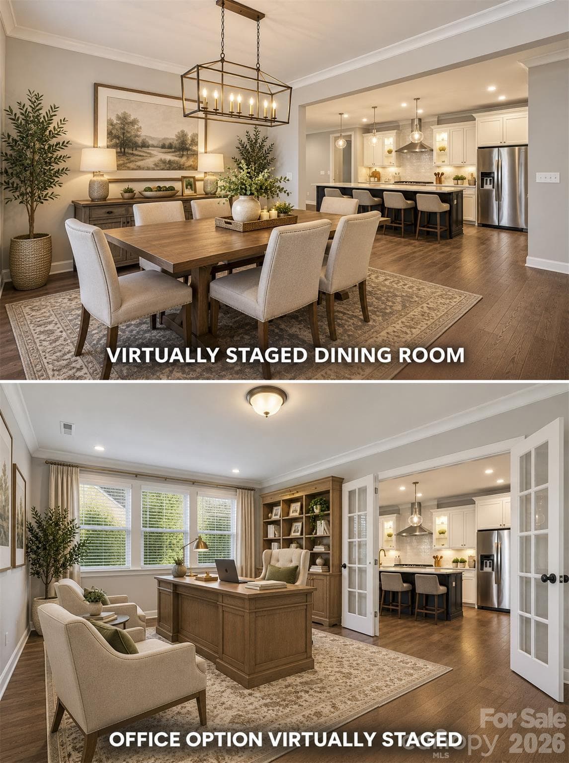 Room across from the Kitchen options - 3232 Marchers Trace Drive, Mint Hill