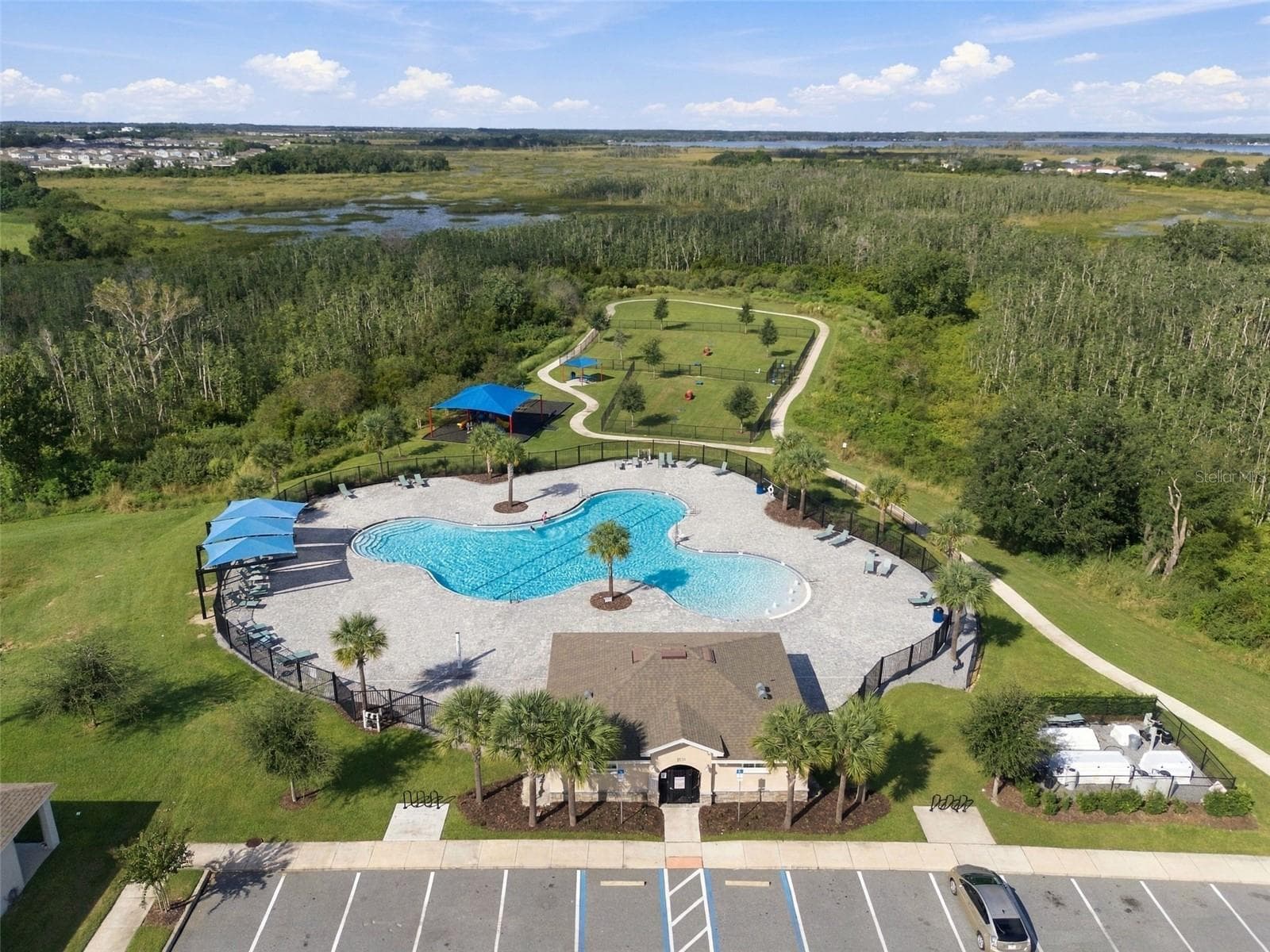 Resort Style community Pool - 2566 TRINIDAD RD, HAINES CITY