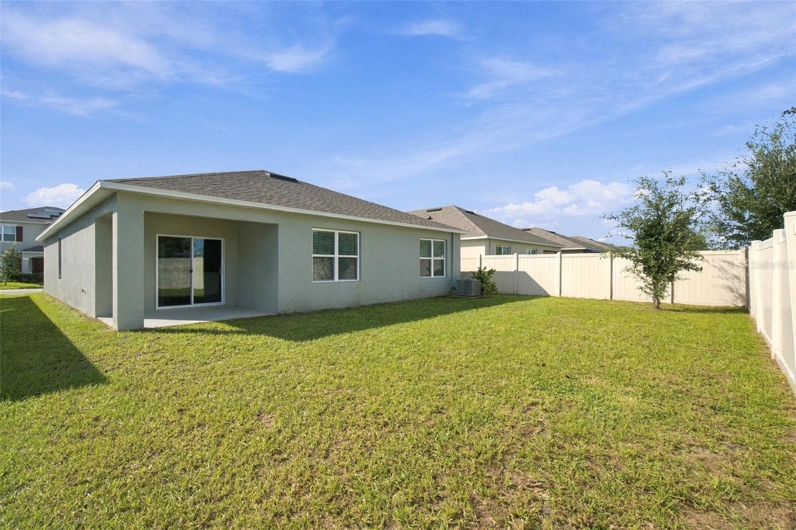 Rear view, Backyard - 2566 TRINIDAD RD, HAINES CITY