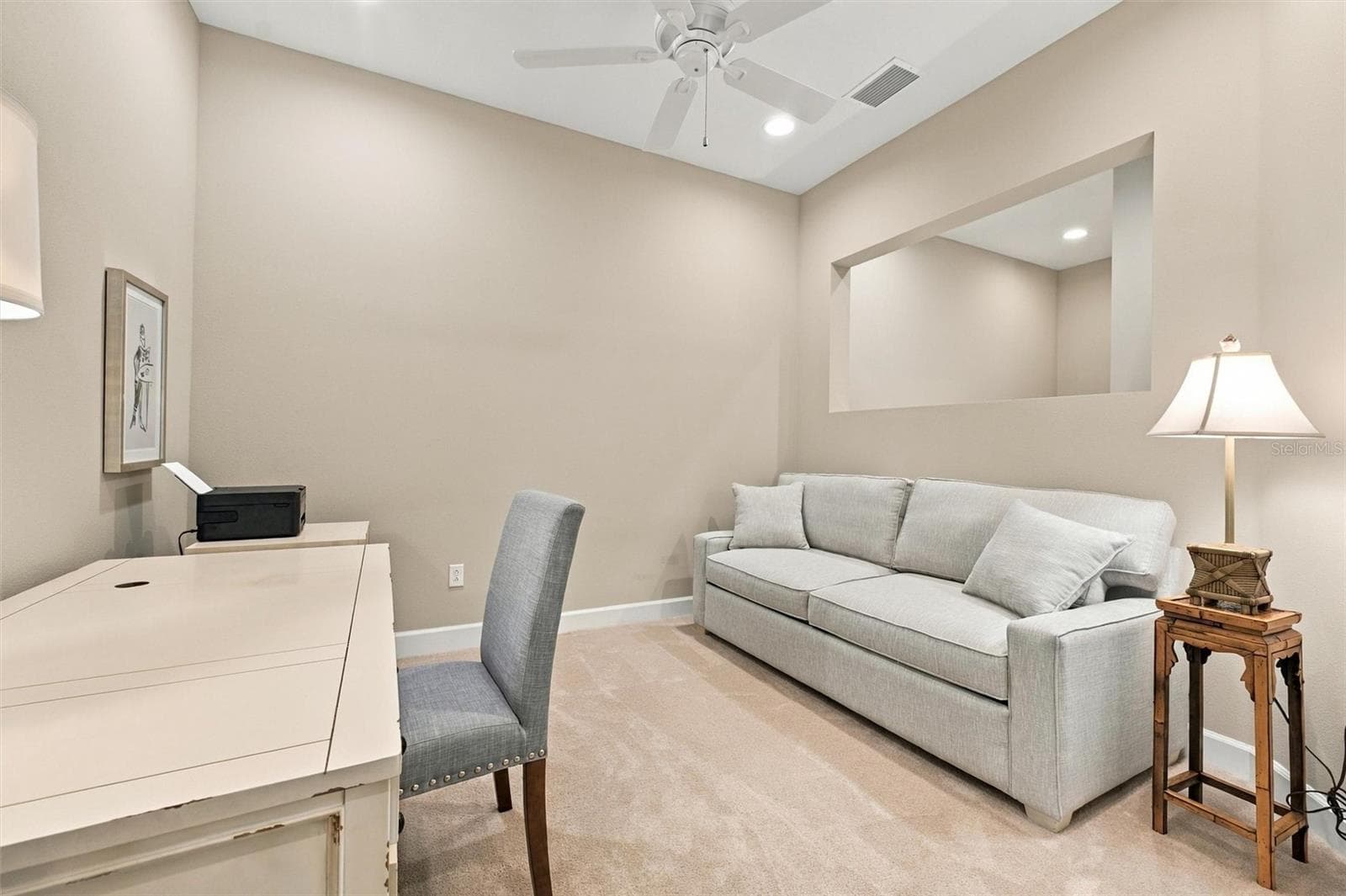 The versatile bonus room offers flexible living space—perfect for a home office, cozy den, or potential third bedroom to suit your needs. - 291 COMPASS POINT DR #201, BRADENTON