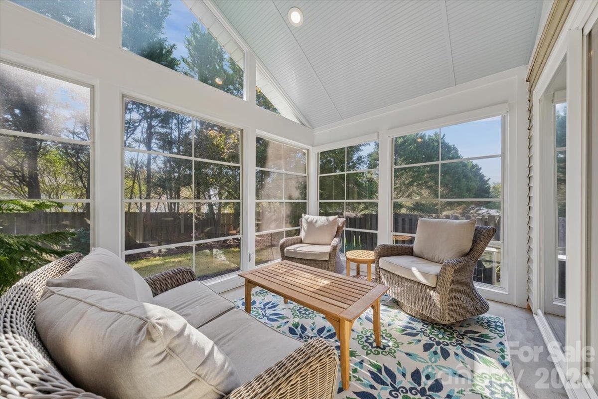 Sunroom- Conditioned - 9214 Culcairn Road, Huntersville