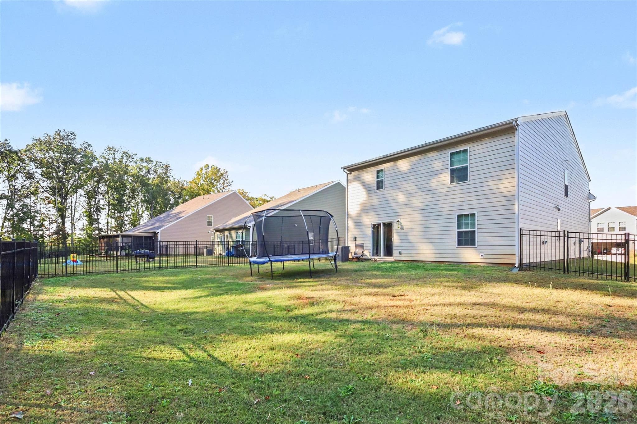 large fenced backyard - 149 Catawba Walk Way, Statesville