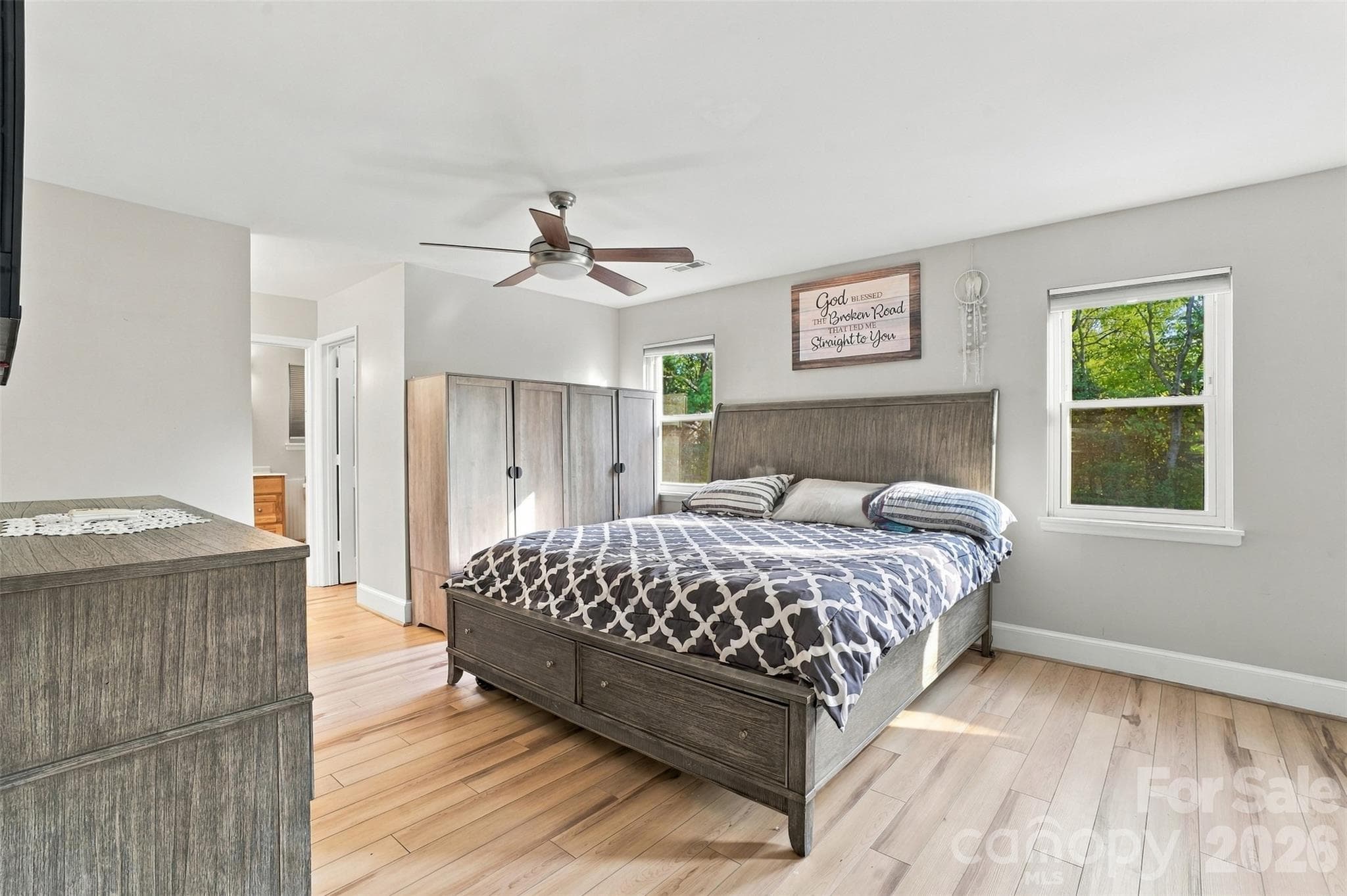 Master Bedroom - 4206 Foxmoor Drive, Charlotte
