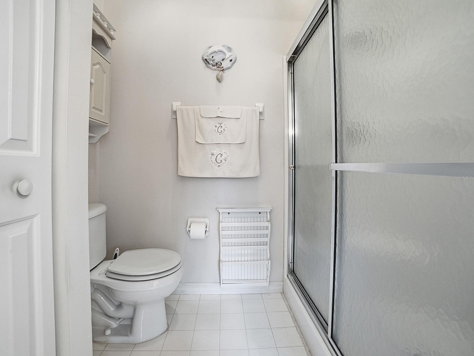 WATER CLOSET WITH SHOWER - 424 RANCHWOOD DR, LEESBURG