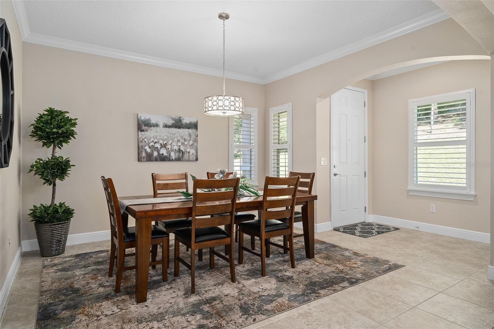 Dining Area with a view of the Foyer - 2607 CLEMSON RIDGE CT, CLERMONT