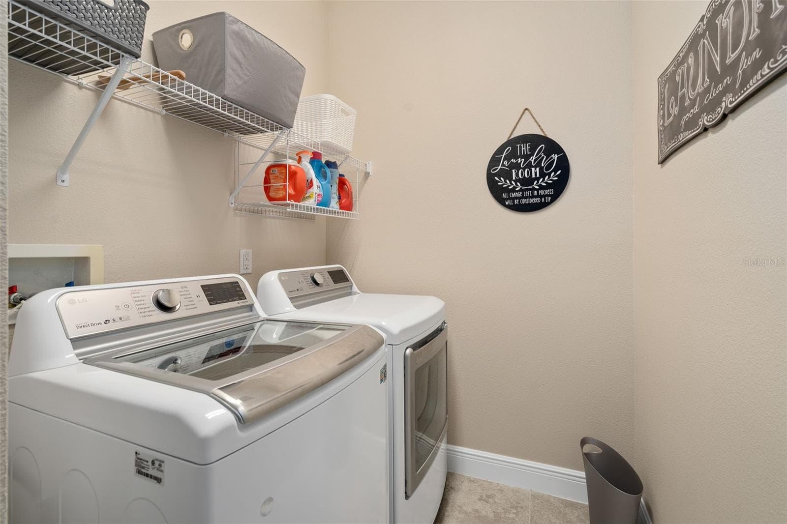 The Laundry Room includes the washer and dryer for your convenience - 2607 CLEMSON RIDGE CT, CLERMONT