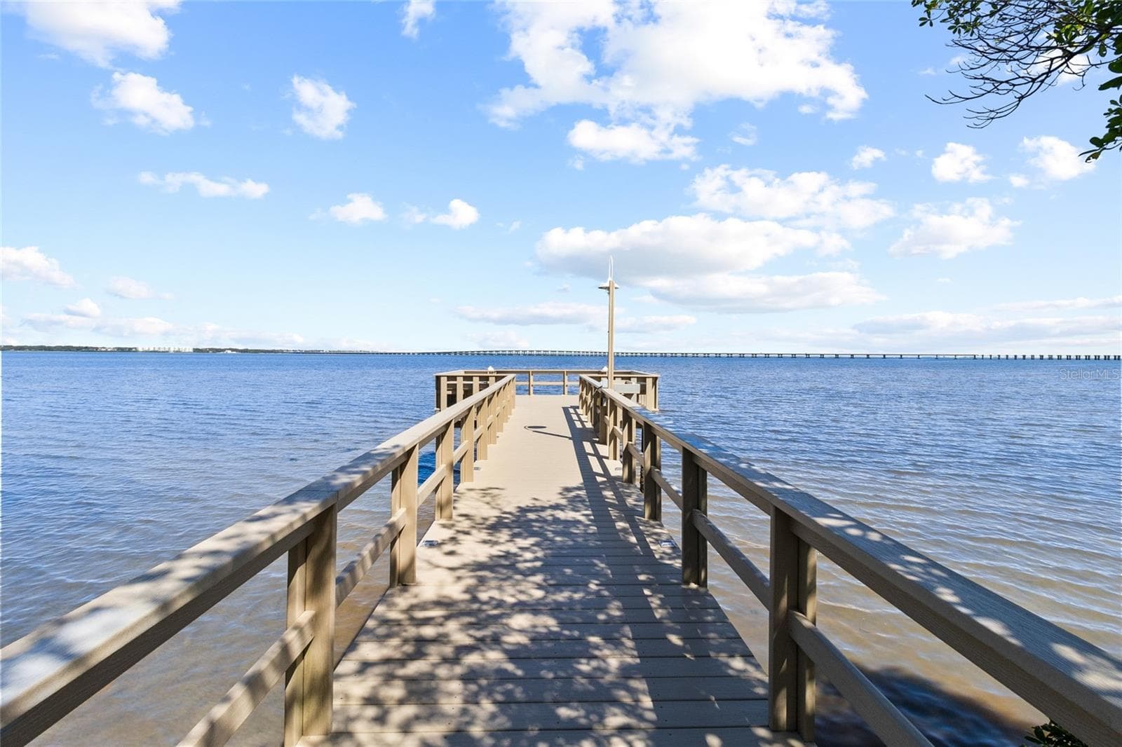 View from private dock - over looking Tampa Bay and Bayside bridge - 2980 HAINES BAYSHORE RD #105, CLEARWATER