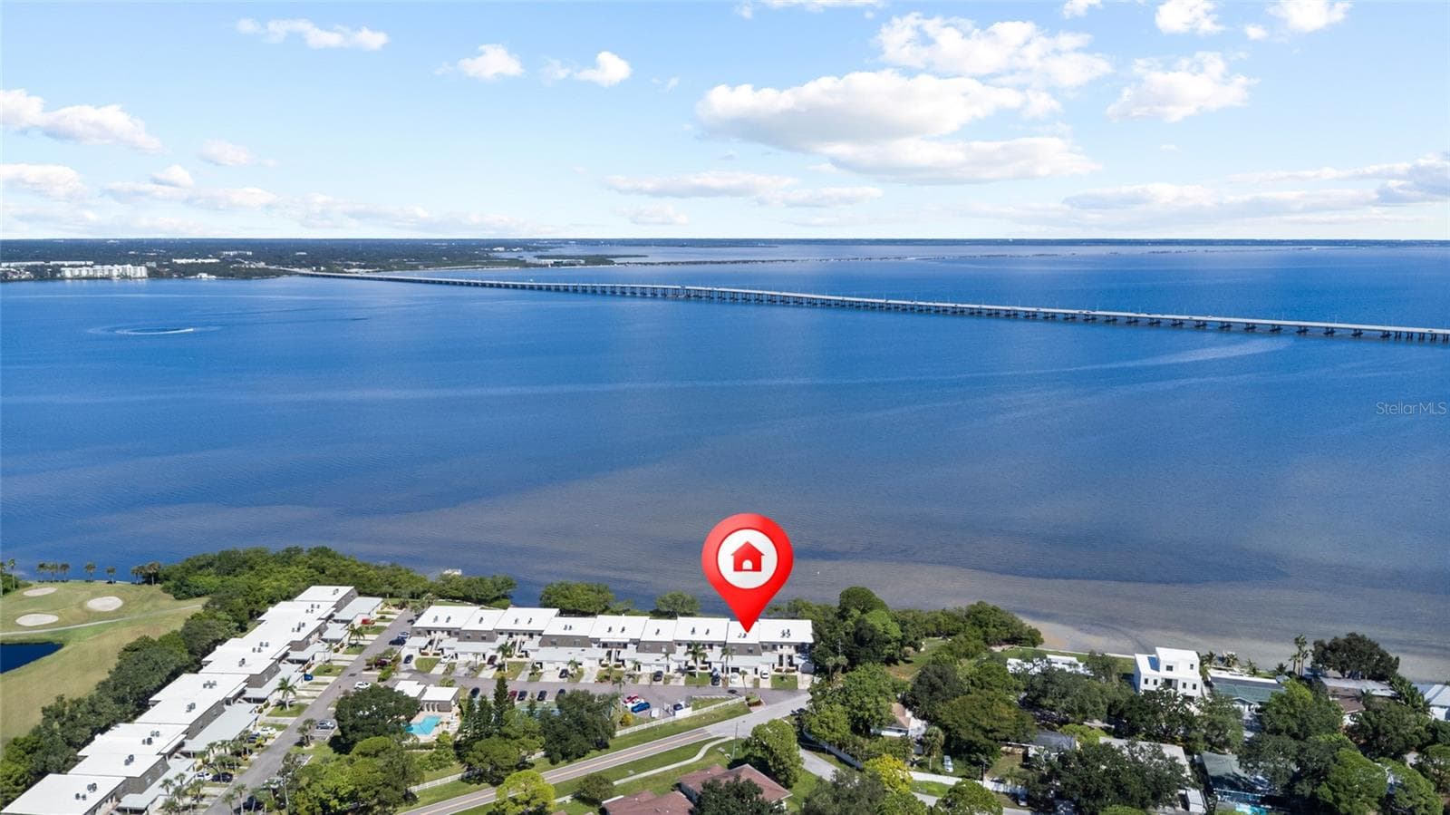 Location of the condo - look at those views - 2980 HAINES BAYSHORE RD #105, CLEARWATER