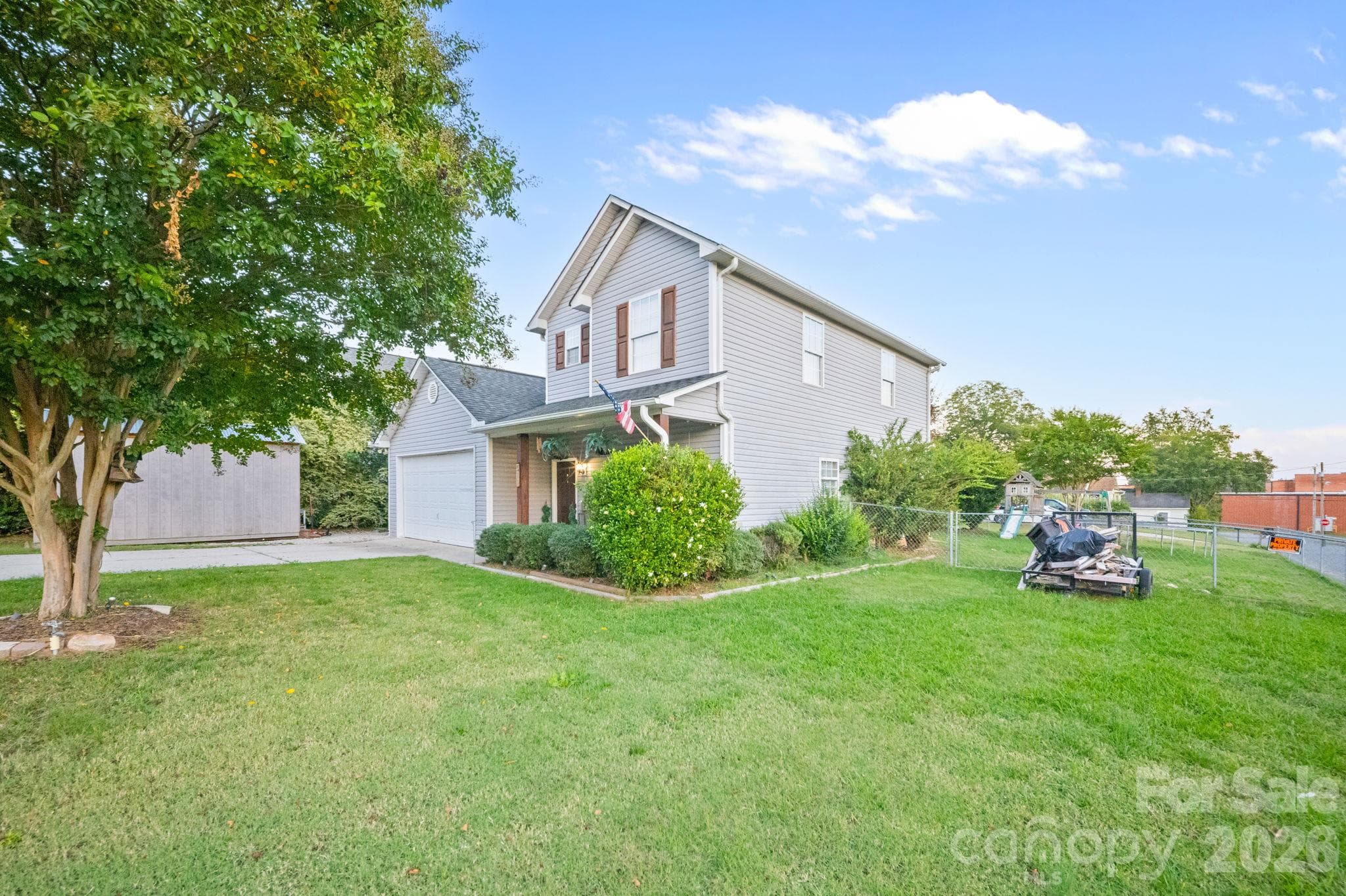 front yard - 511 S Zion Street, Landis