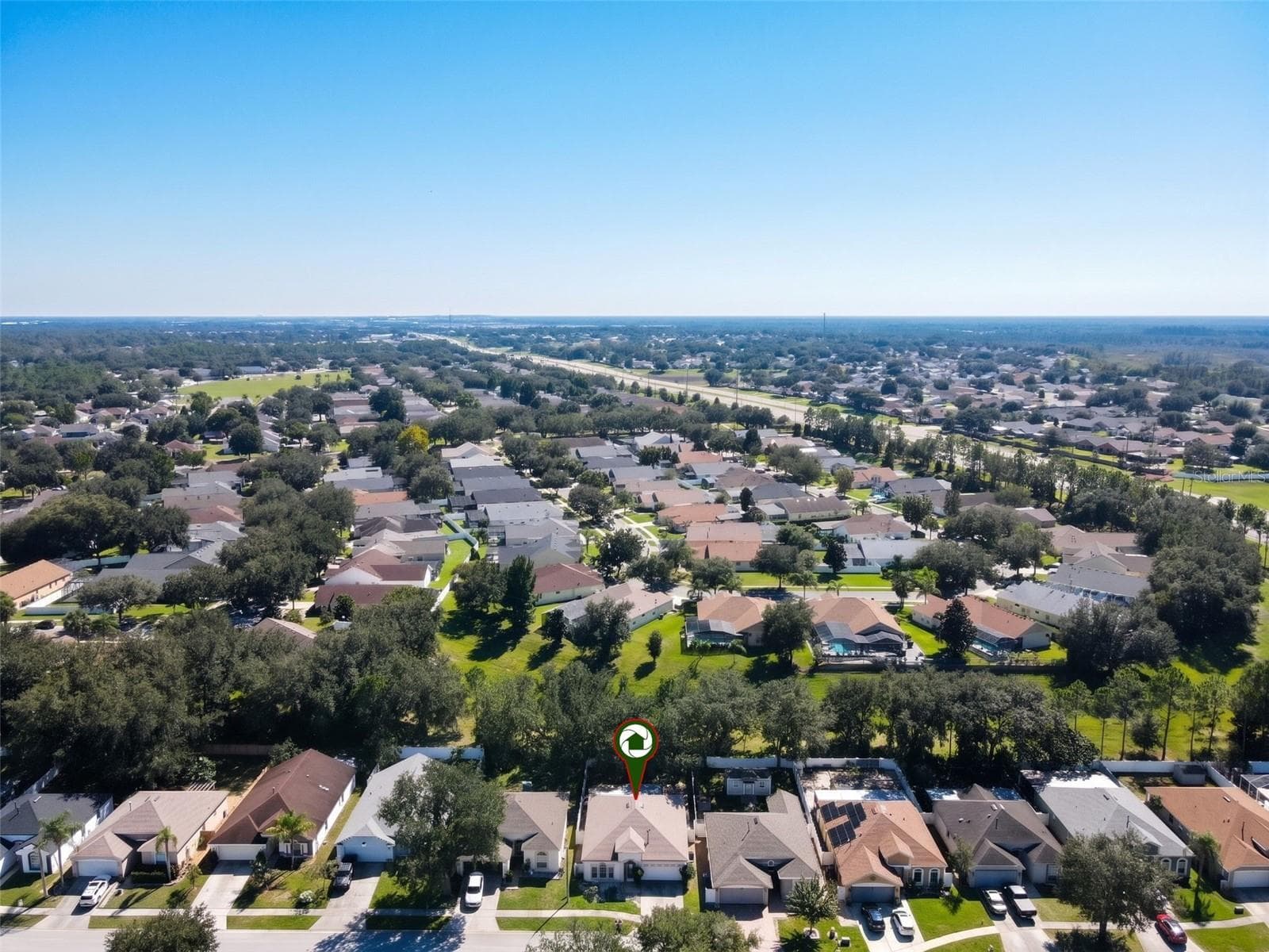 Aerial View - 15806 GREEN COVE BLVD, CLERMONT