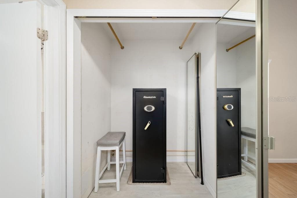 Primary bedroom closet - 4119 MORELAND DR, VALRICO