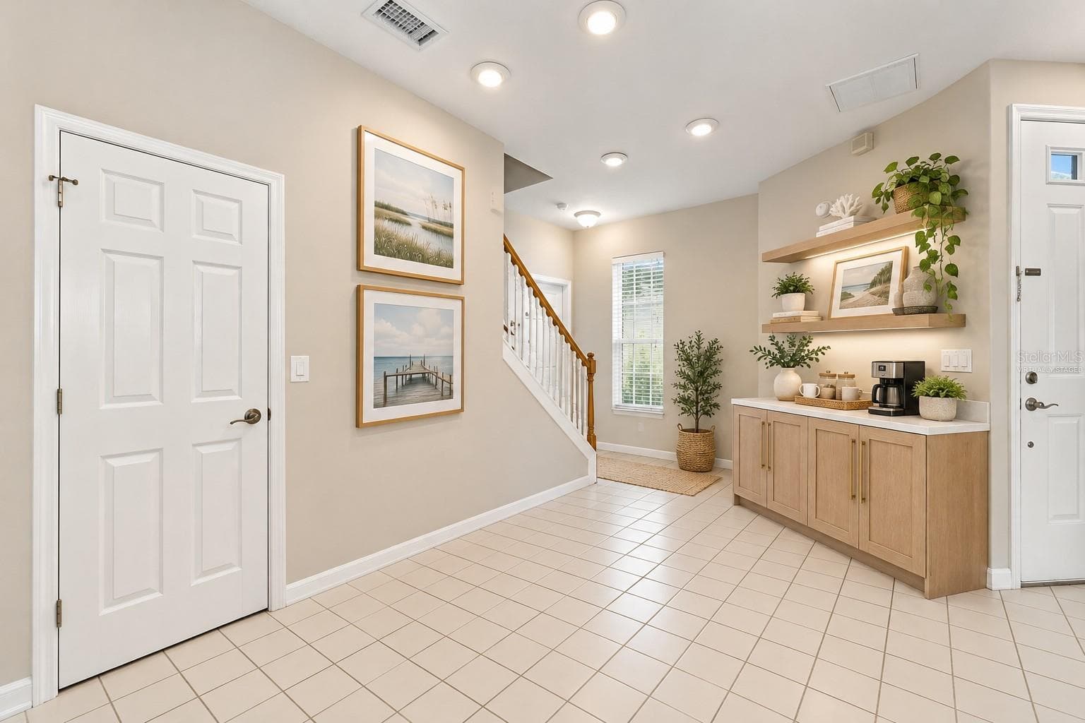 Virtually Staged Breakfast Nook / Coffee Bar Area - 10313 WILLOW LEAF TRL, TAMPA