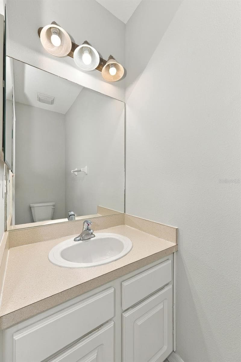 Downstairs half bath - 10313 WILLOW LEAF TRL, TAMPA
