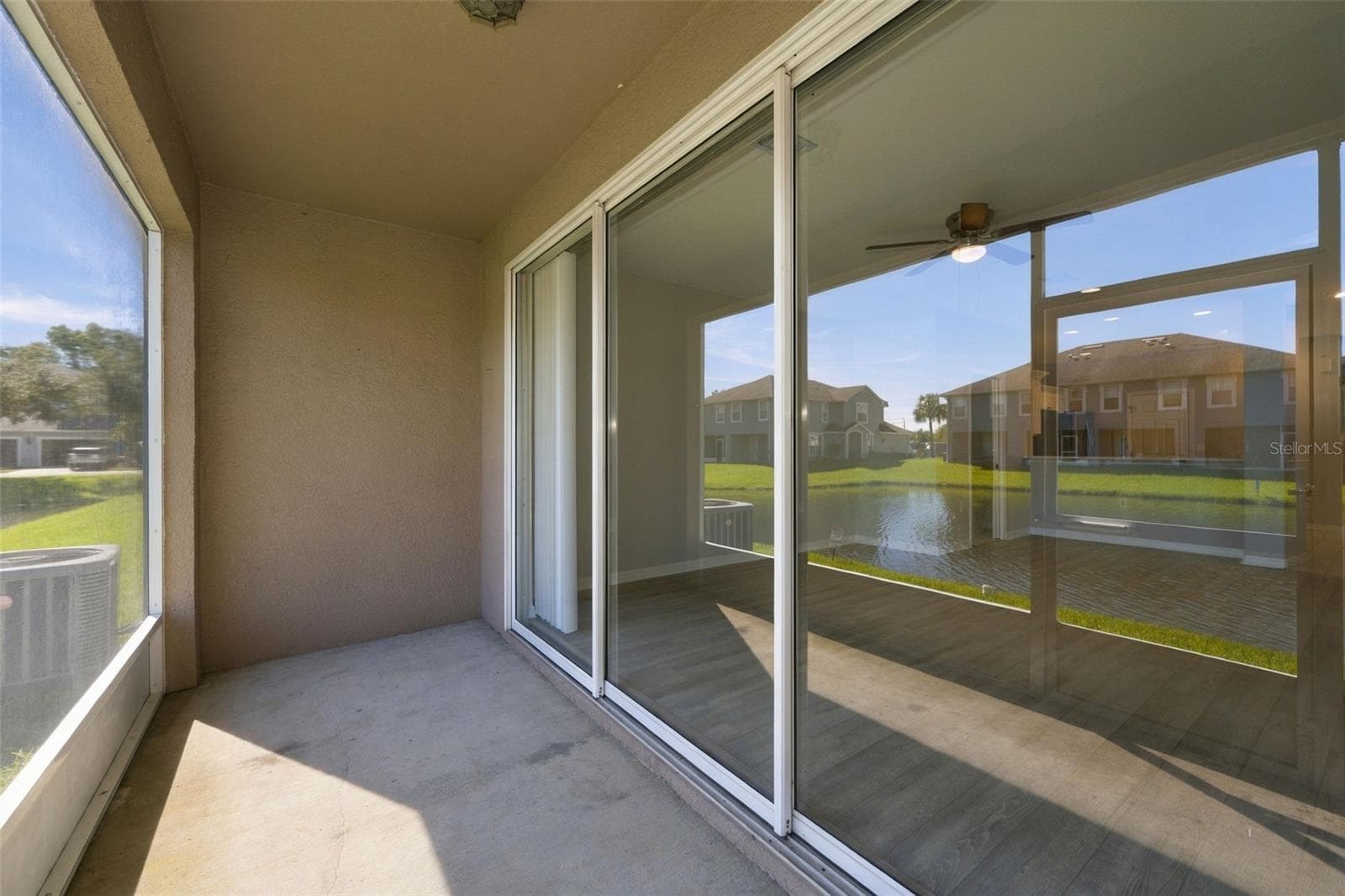Screened-In Patio View - 10313 WILLOW LEAF TRL, TAMPA