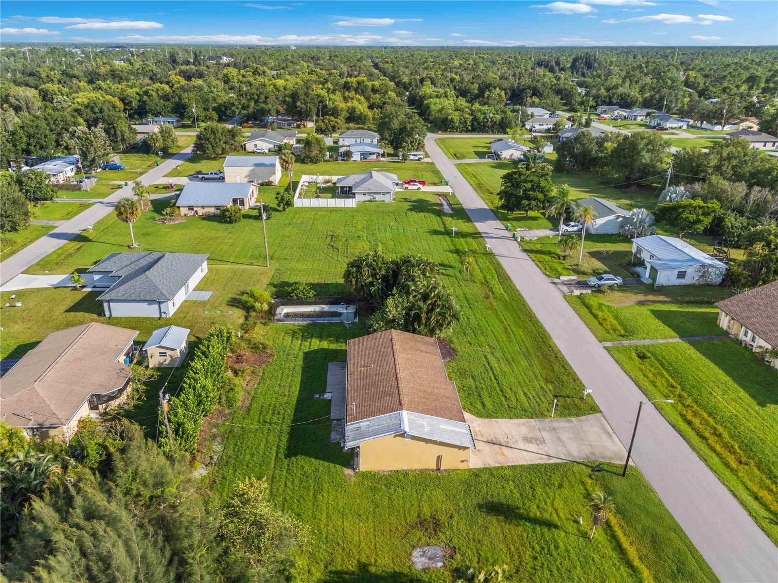 Aerial of 11144 3rd Ave - 11144 3RD AVE, PUNTA GORDA