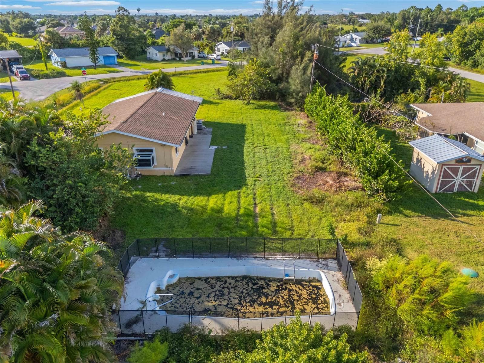 Aerial of 11144 3rd Ave - 11144 3RD AVE, PUNTA GORDA