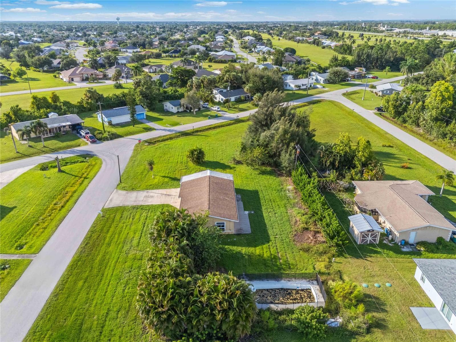 Aerial of 11144 3rd Ave - 11144 3RD AVE, PUNTA GORDA