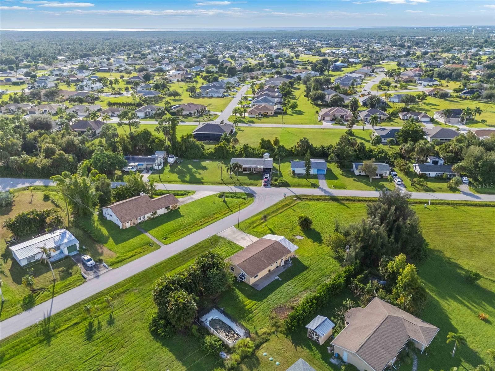Aerial of 11144 3rd Ave - 11144 3RD AVE, PUNTA GORDA