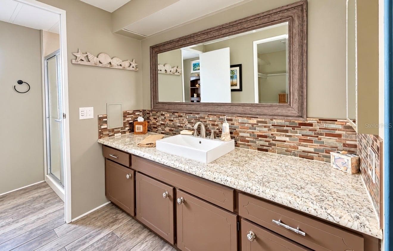 Primary Bathroom - 1100 BELCHER RD S #350, LARGO