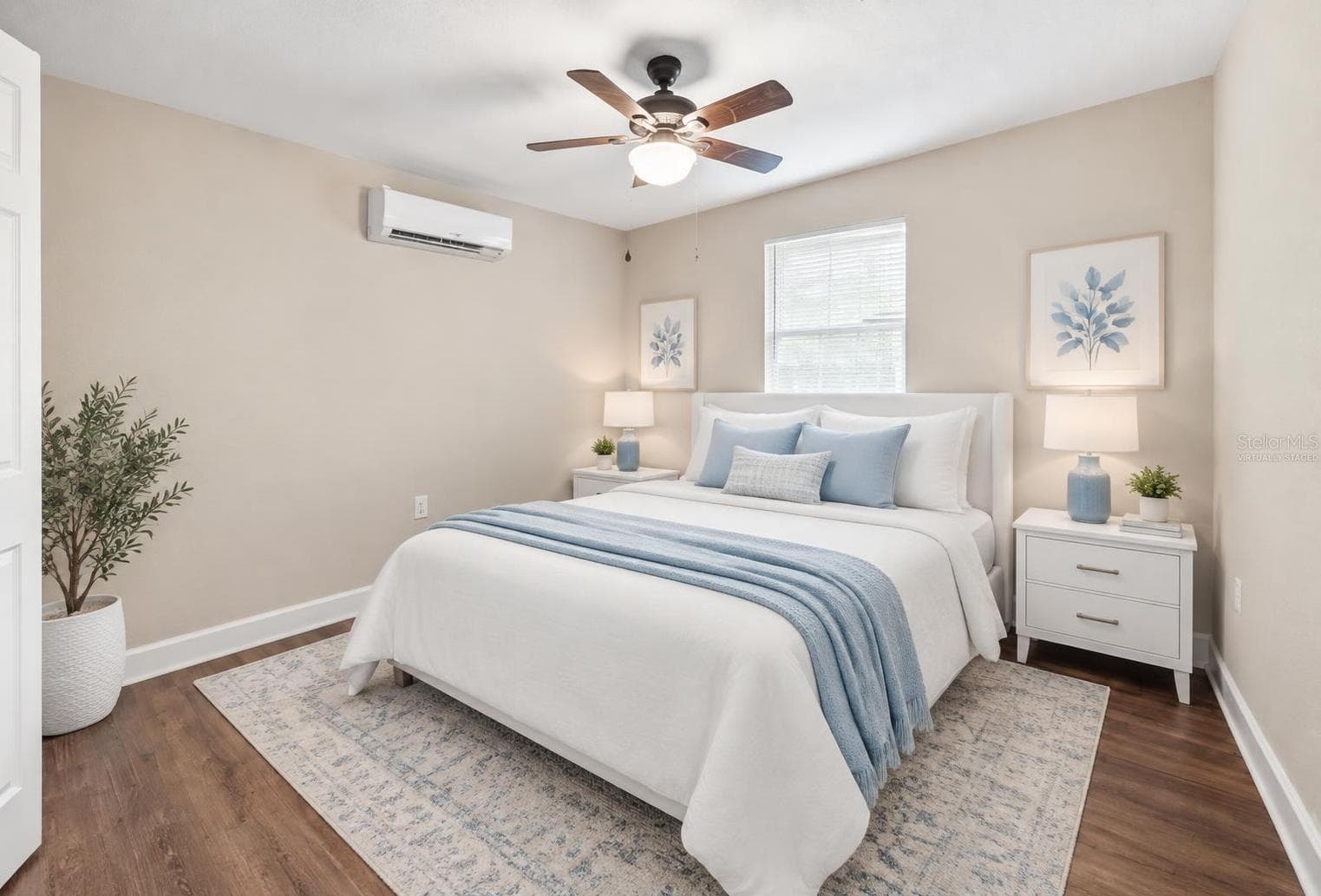 Virtually staged in-law suite bedroom 2 - 5106 THONOTOSASSA RD, PLANT CITY