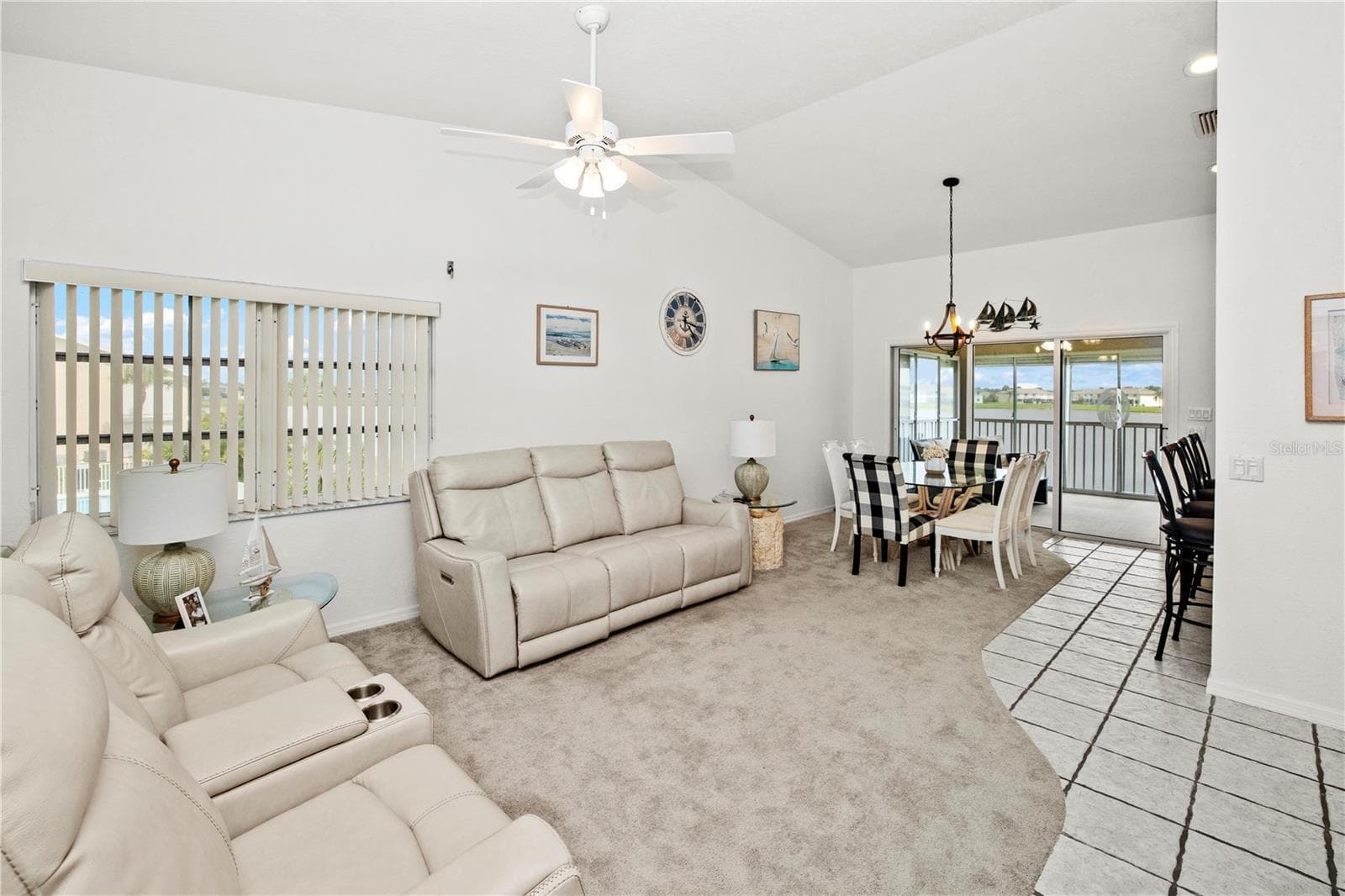 Enter into Spacious, Bright Living Room - 26283 NADIR RD #201, PUNTA GORDA