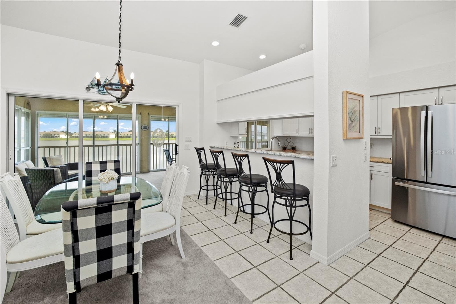 Dining Area, Breakfast Bar and Upgraded Kitchen - 26283 NADIR RD #201, PUNTA GORDA