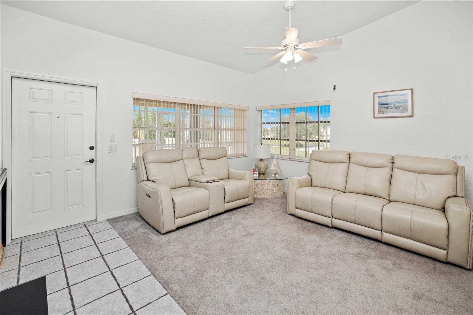 Spacious Living Room with Lots of Windows and Great Views - 26283 NADIR RD #201, PUNTA GORDA