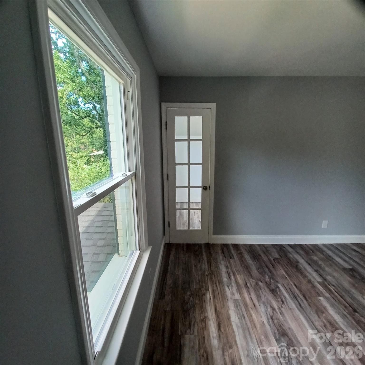 Main Bedroom with walk-in closet and french door - 5717 Ruth Drive, Charlotte