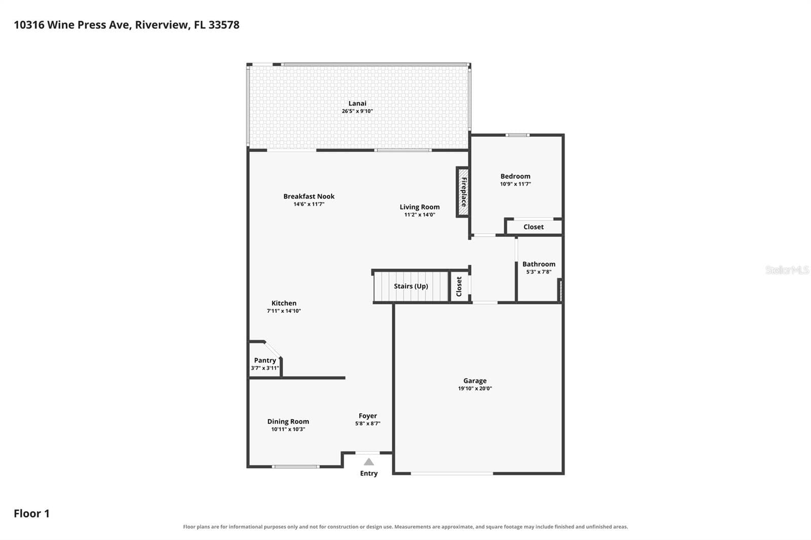 Single Family Residence at 10316 WINE PRESS AVE, RIVERVIEW, photo 56 of 58