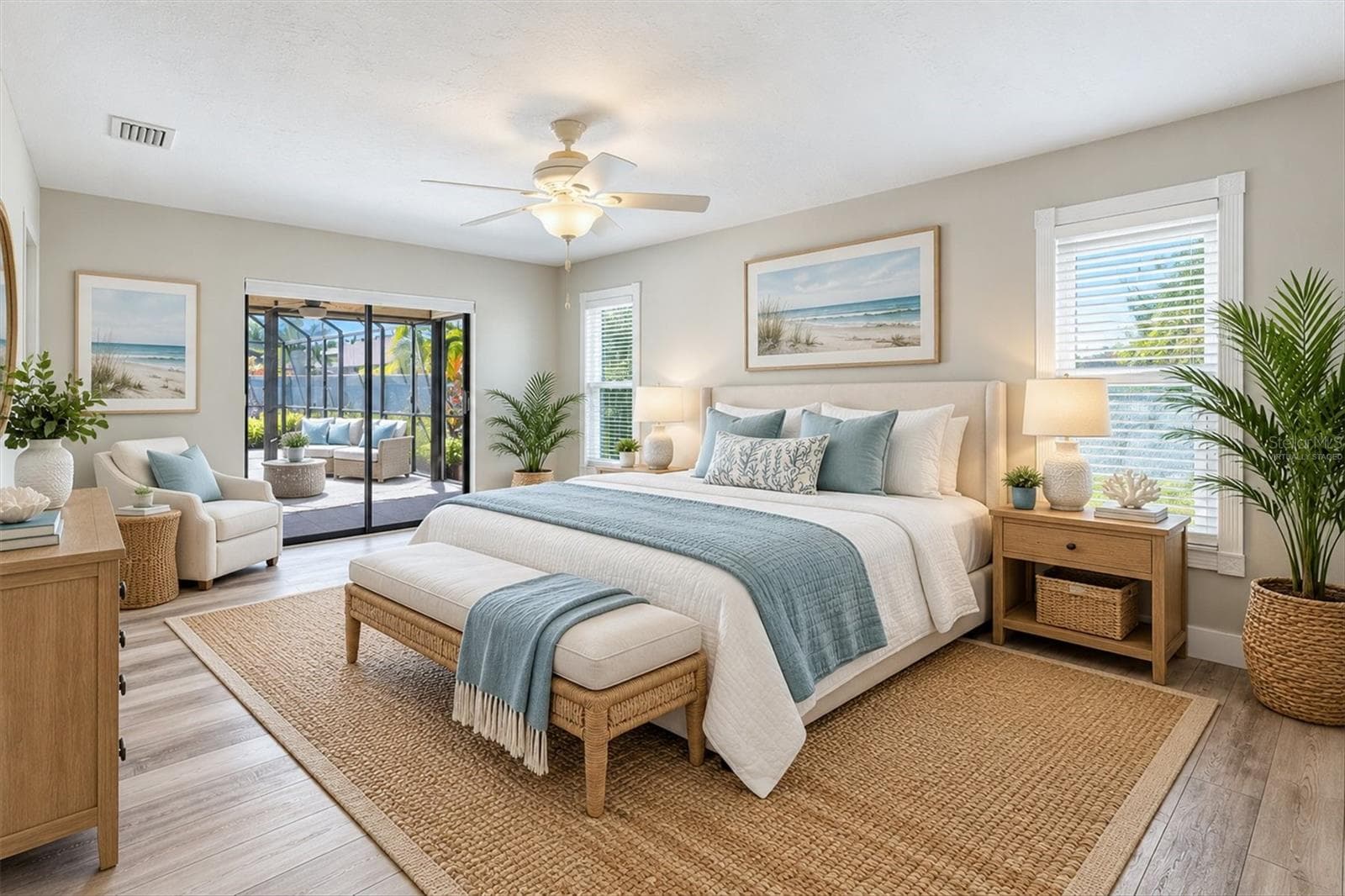 VIRTUALLY STAGEDPRIMARY BEDROOMVIRTUALLY STAGED - 6993 COUNTRY LAKES CIR, SARASOTA
