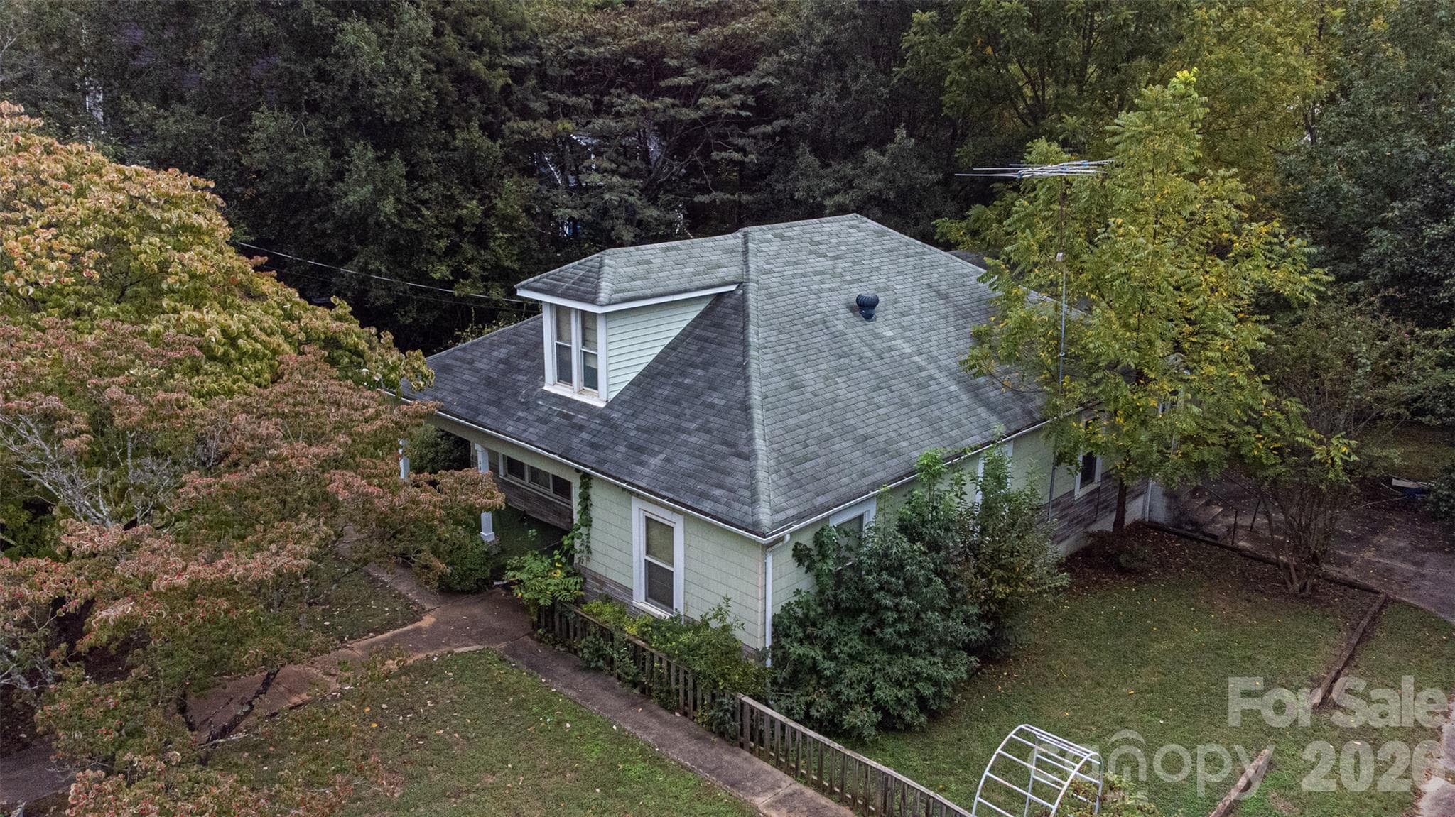 Aerial view of home - 335 Catawba Avenue, Davidson