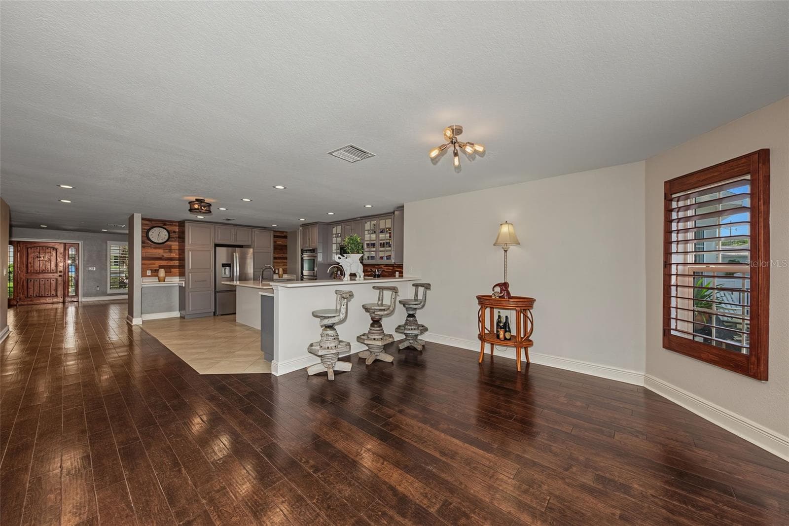 Dining room, kitchen and front of home. - 146 33RD AVE N, ST PETERSBURG