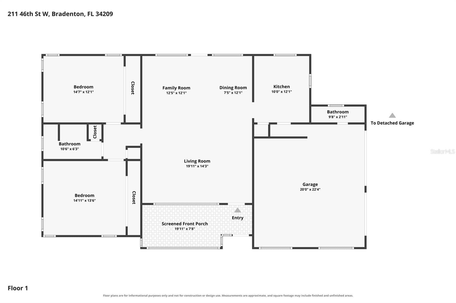 Single Family Residence at 211 46TH ST W, BRADENTON, photo 45 of 46