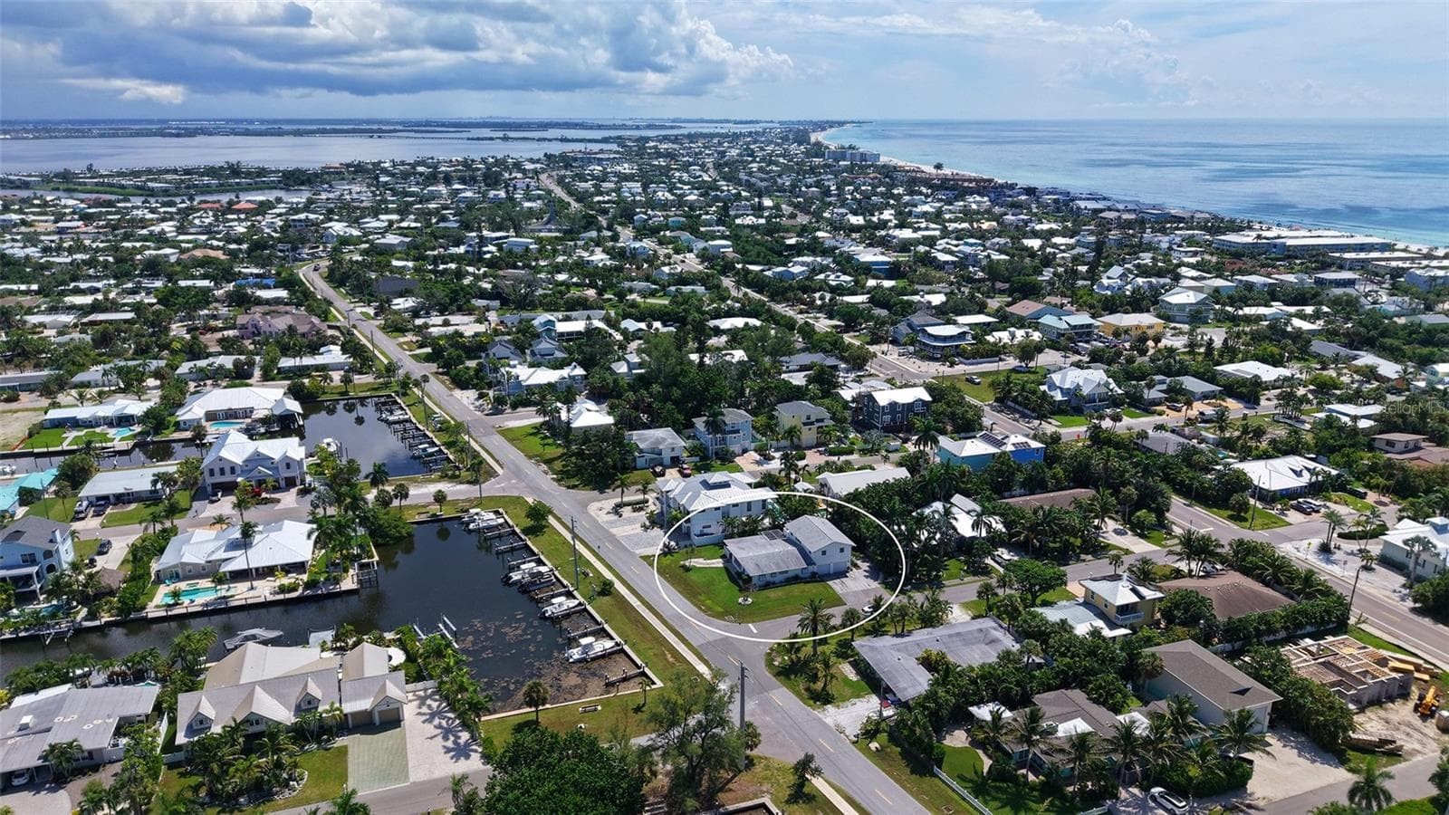 Large Corner lot - 7406 MARINA DR #A and B, HOLMES BEACH