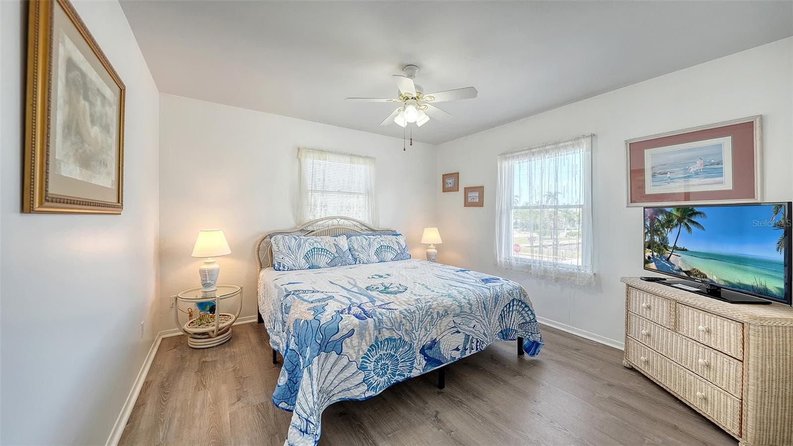 Bedroom #1 Apt B - 7406 MARINA DR #A and B, HOLMES BEACH