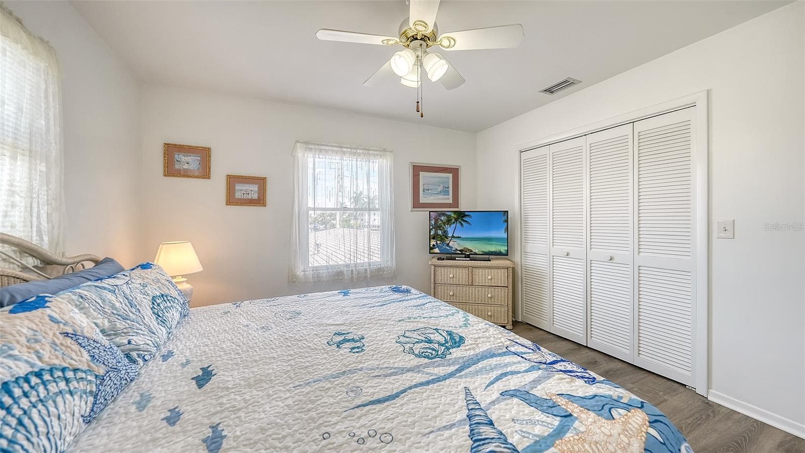 Bedroom #1 Apt B - 7406 MARINA DR #A and B, HOLMES BEACH