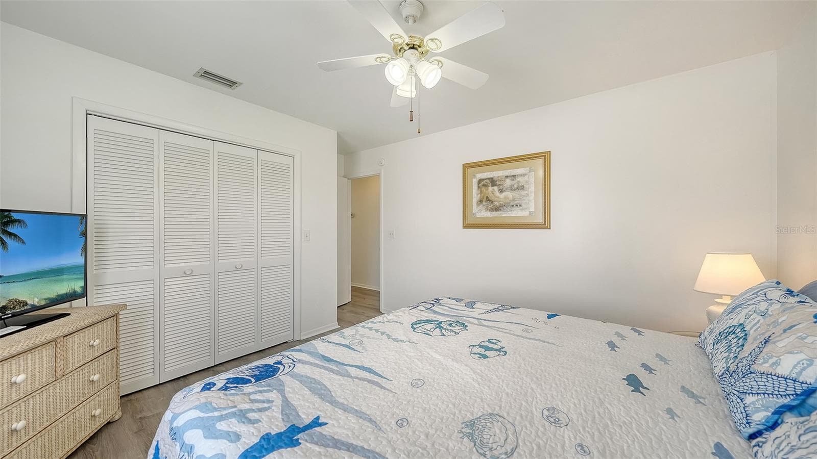 Bedroom #1 Apt B - 7406 MARINA DR #A and B, HOLMES BEACH