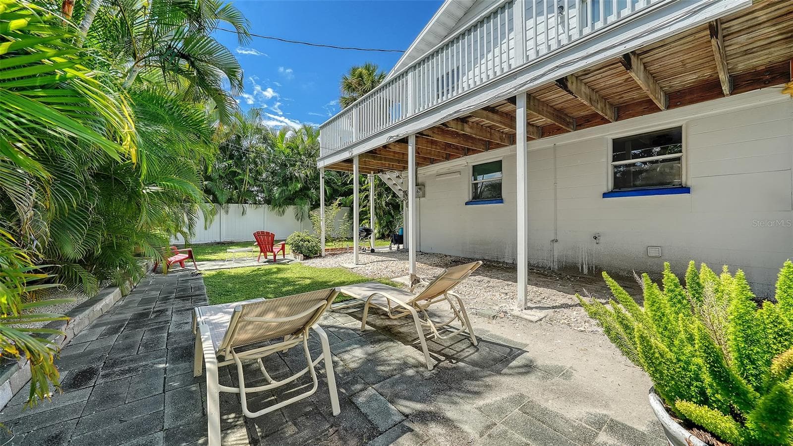 Backyard - 7406 MARINA DR #A and B, HOLMES BEACH