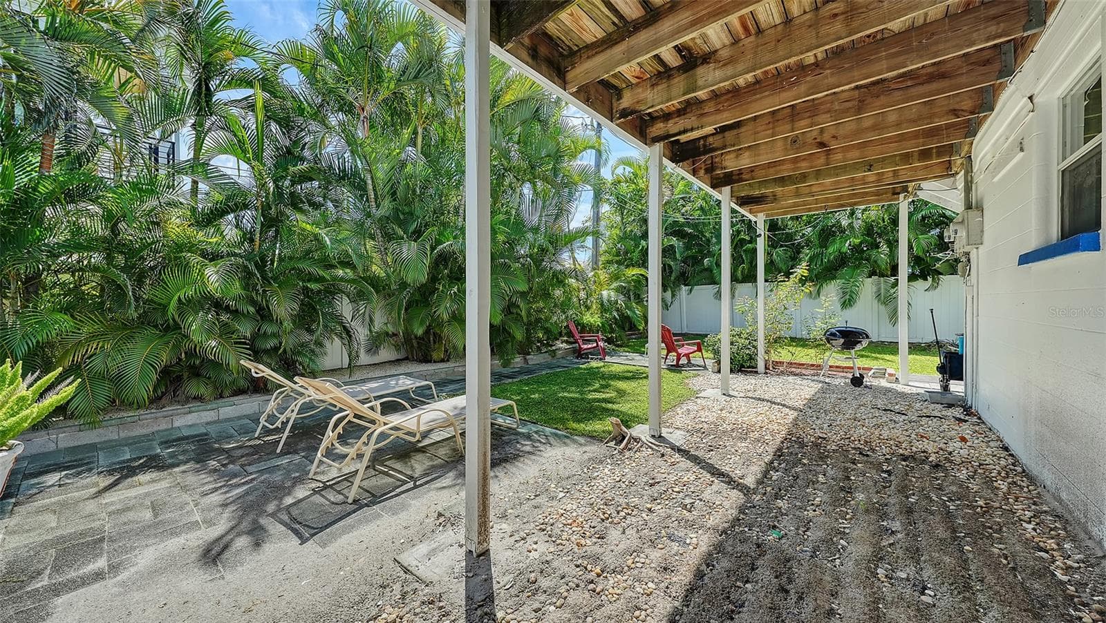 Backyard - 7406 MARINA DR #A and B, HOLMES BEACH