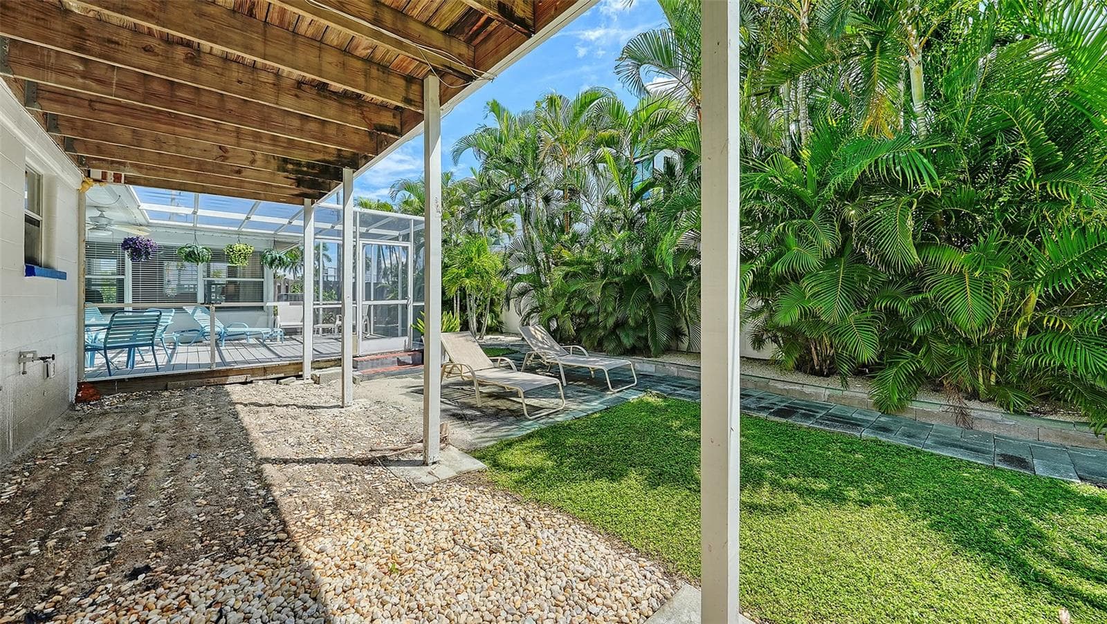 Backyard - 7406 MARINA DR #A and B, HOLMES BEACH