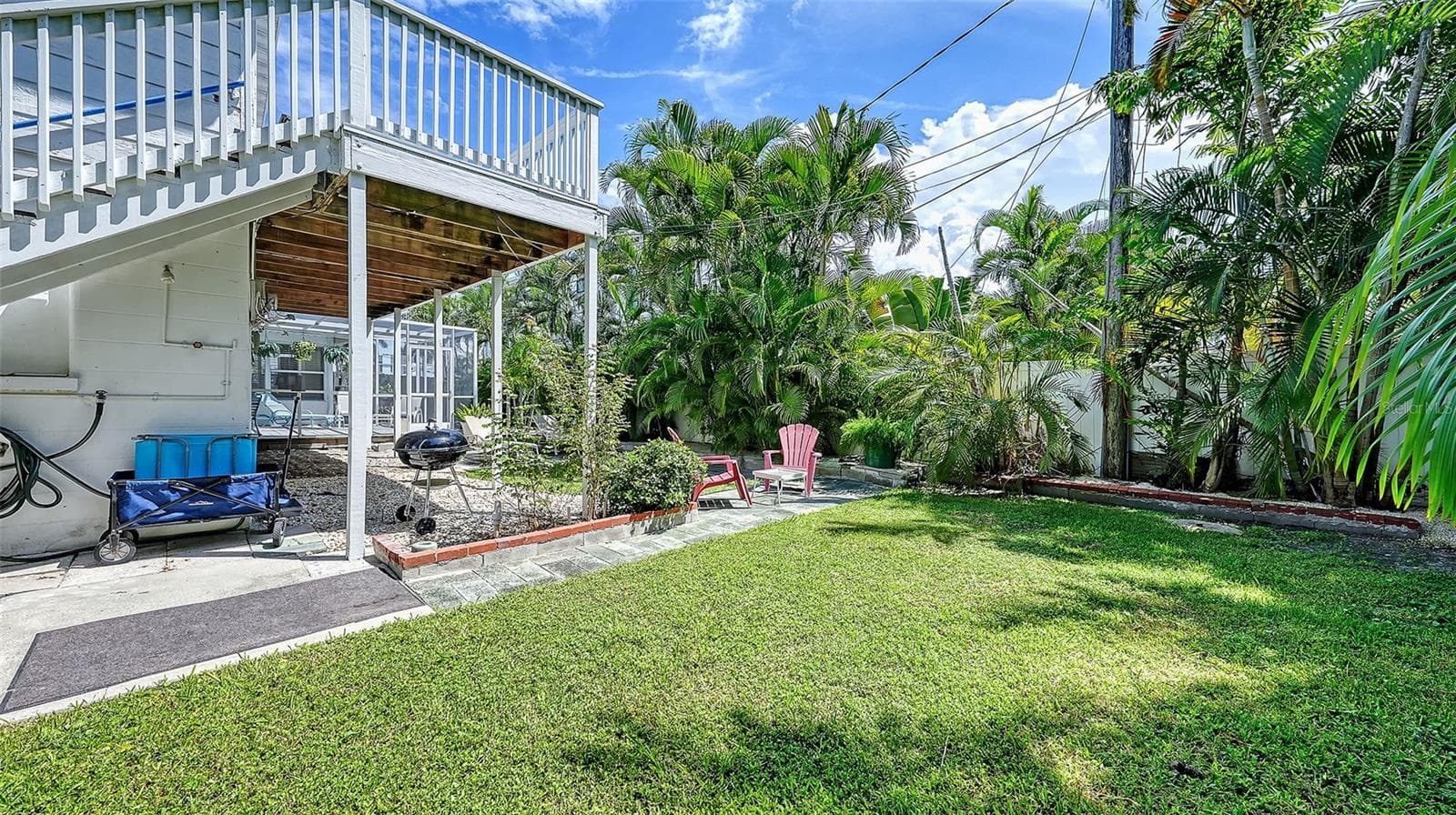 Backyard - 7406 MARINA DR #A and B, HOLMES BEACH