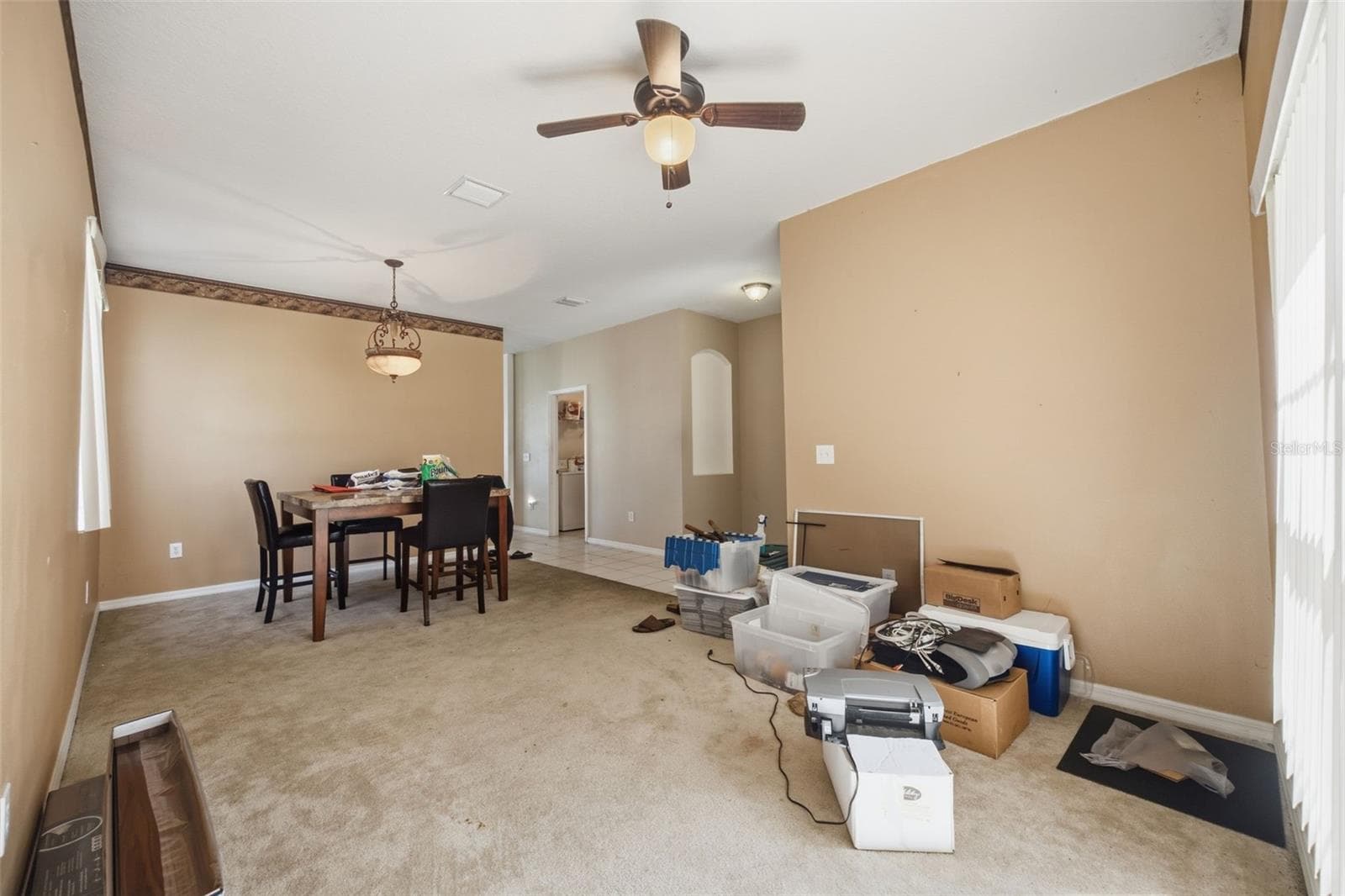 Living room 11'6" x 14'7" and dining room - 10328 CELTIC ASH DR, RUSKIN
