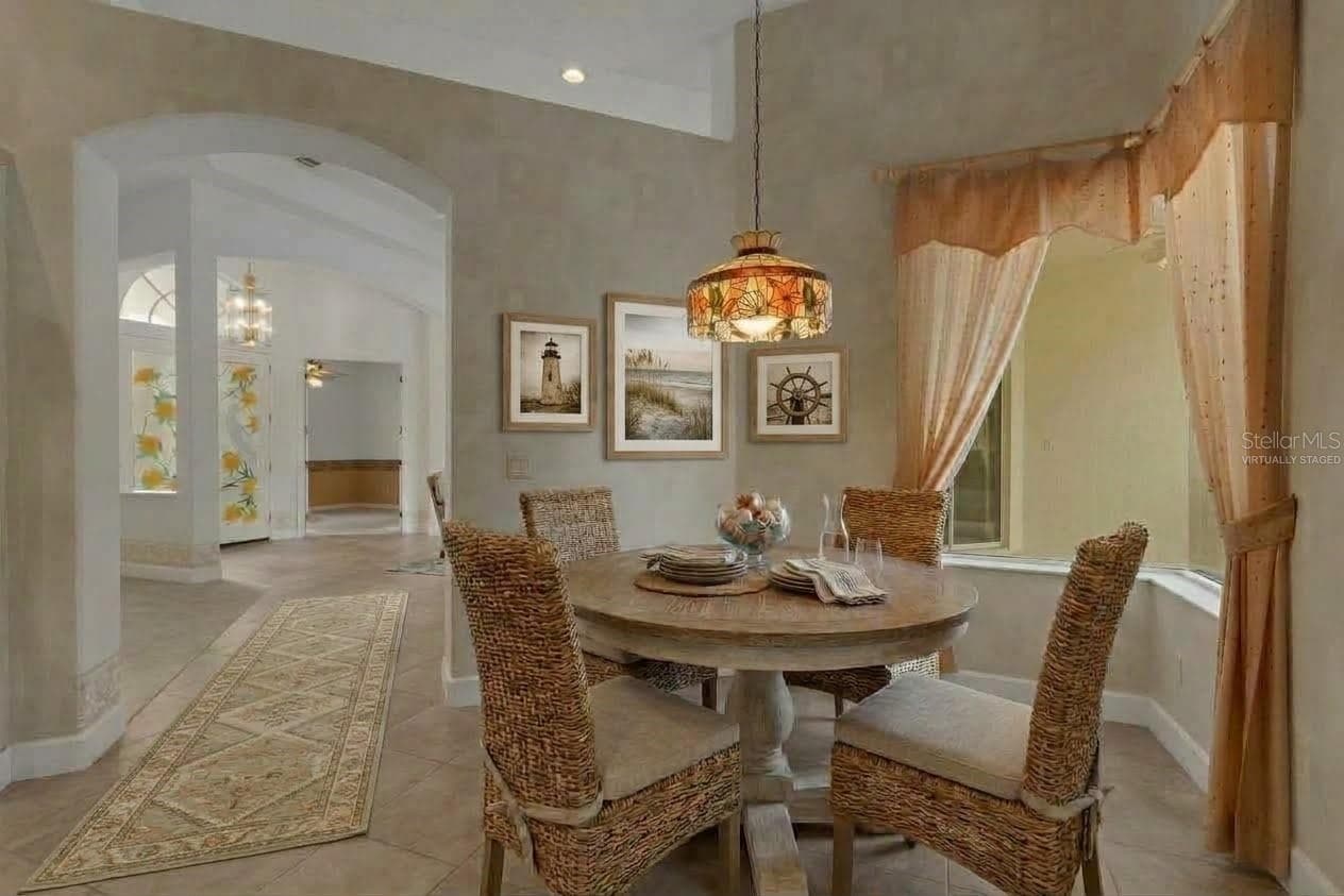 virtually staged/breakfast nook - 8339 BARTON FARMS BLVD, SARASOTA