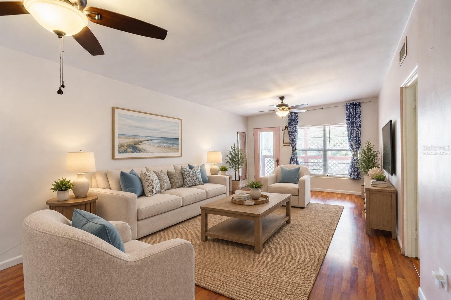 Virtually staged great room - 3523 SE 6TH ST, OCALA