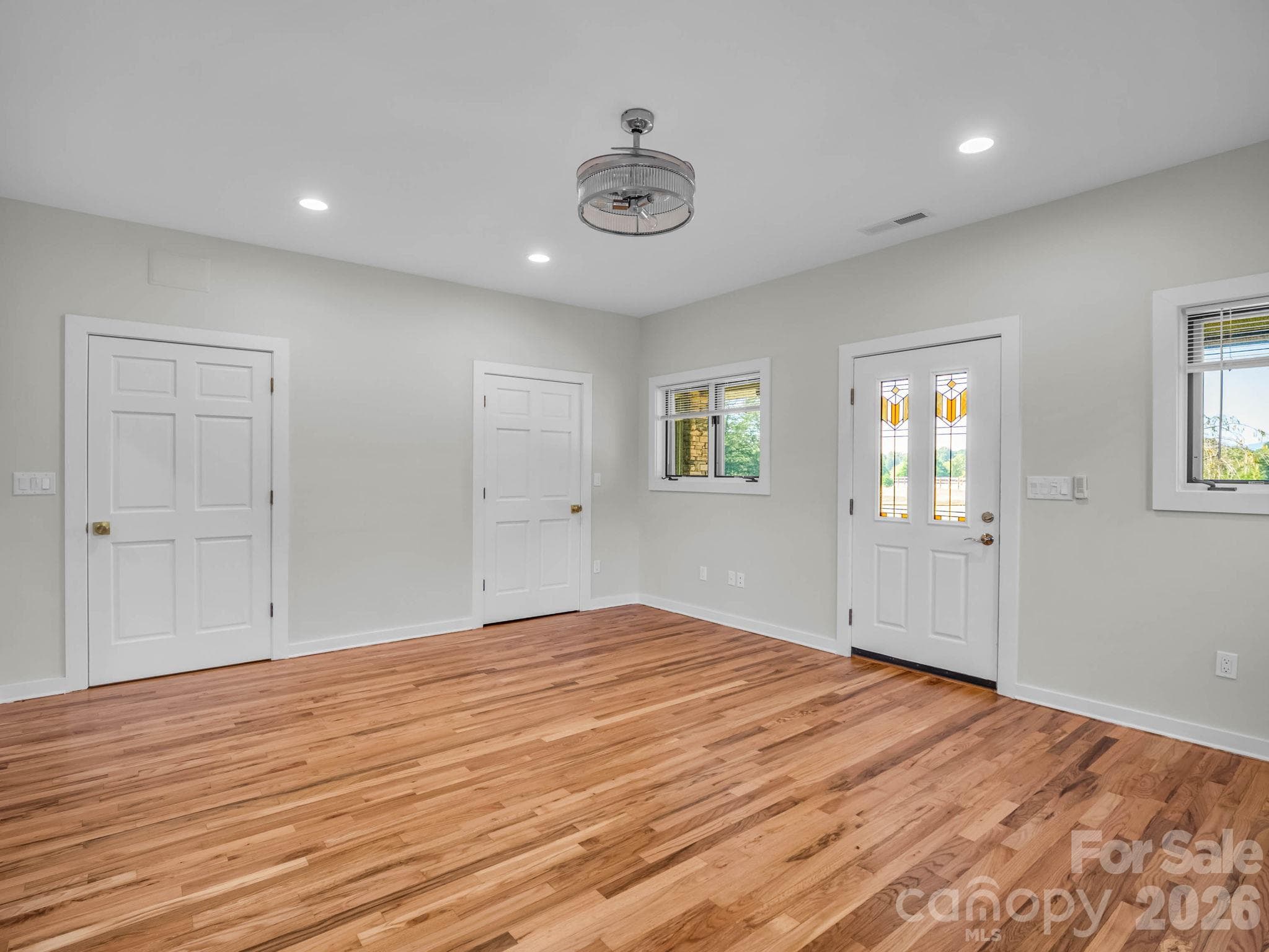 Primary Bedroom -Dual Walk-In Closets - 401 Over Hill Drive, Tryon