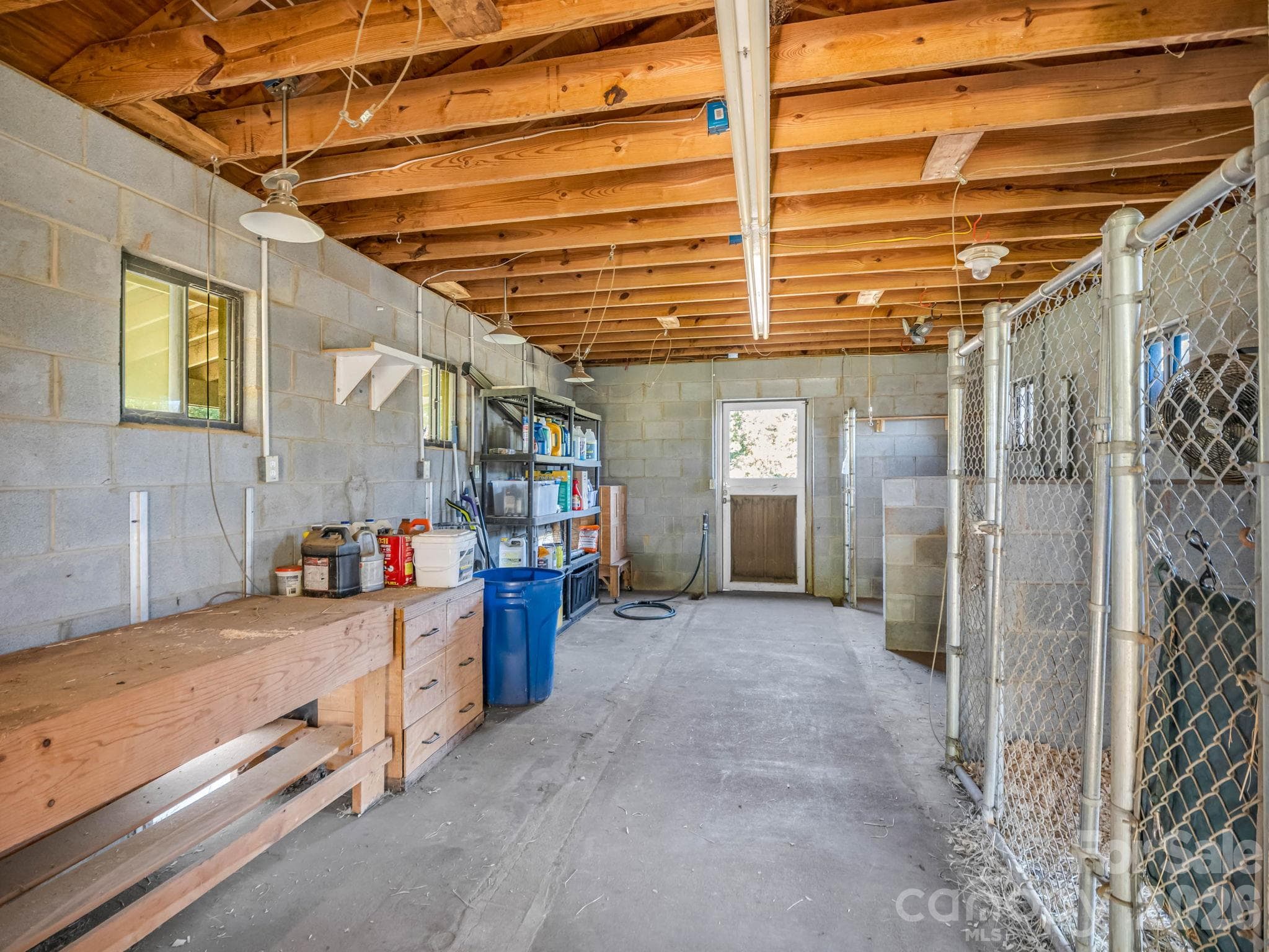 Workshop Interior - 401 Over Hill Drive, Tryon