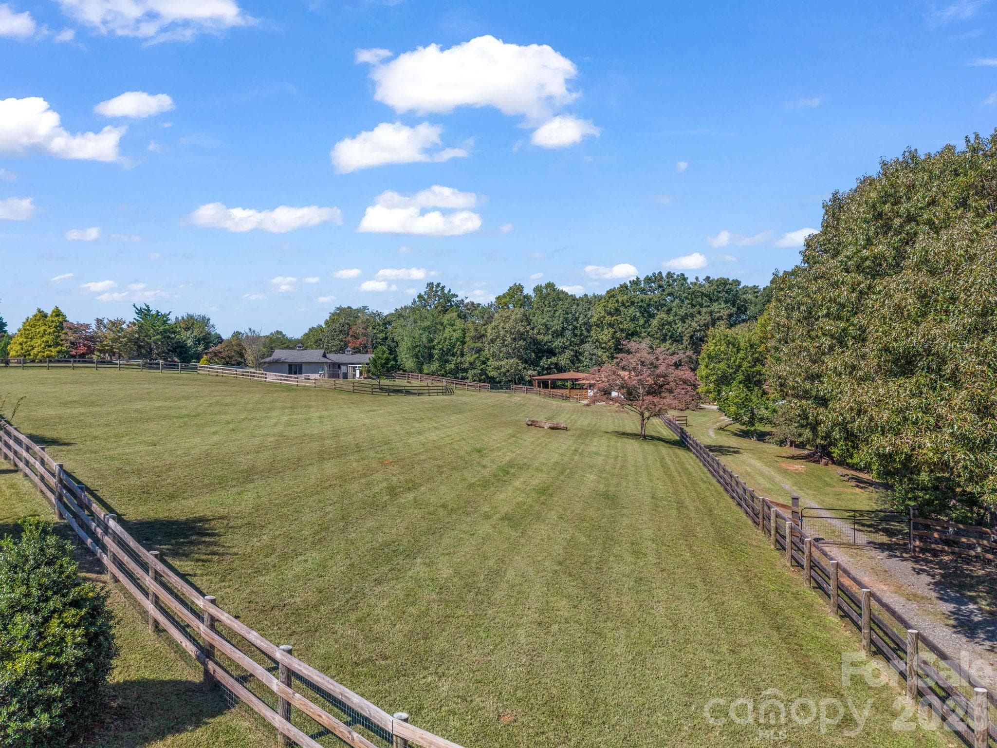 Pasture located as you approach Barns From Lower Gated Driveway - 401 Over Hill Drive, Tryon