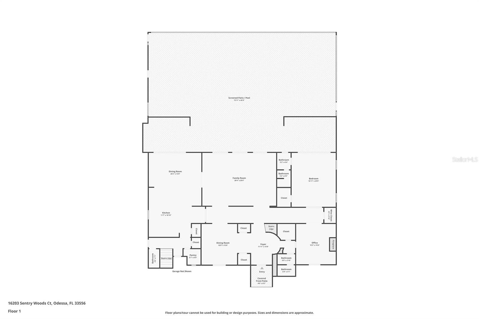 Single Family Residence at 16203 SENTRY WOODS CT, ODESSA, photo 89 of 90