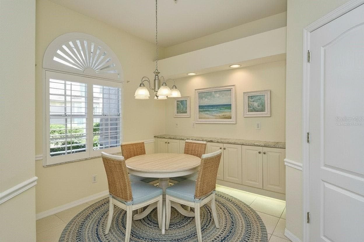 Breakfast Nook Virtually Staged - 5126 BLUE ASH AVE, SARASOTA